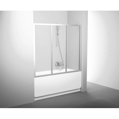 Kádparaván AVDP3-120 szatén+átlátszó üveg