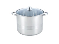 TOO KT-214 rozsdamentes fazék fedővel 28 cm 13 l