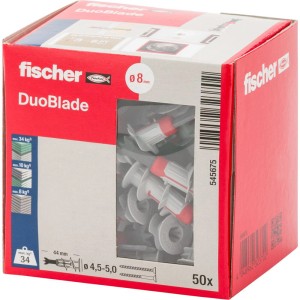 Fischer DuoBlade tiplik csomag, 50 darab, biztonságos rögzítéshez különböző anyagokban.