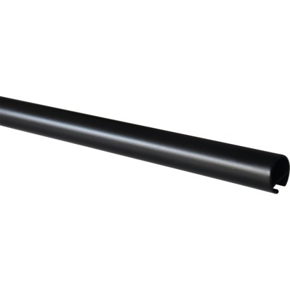 Gardinia Chicago függönyrúd belső futóval 20 mm átmérő fekete-matt 200 cm