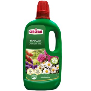 Substral folyékony tápoldat szoba-, balkon- és terasznövényekhez, 1 liter.