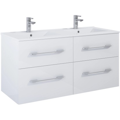 Madrid mosdó alatti szekrény 120 cm fehér