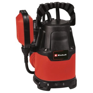 Einhell GC-SP 2275 tiszta víz szivattyú, piros/fekete, fogantyúval és úszókapcsolóval.