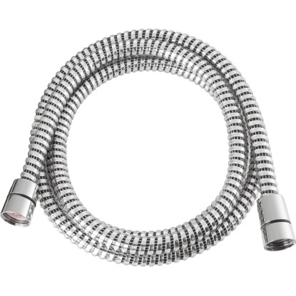 Víztakarékos tömlő 200 cm krómozott fekete