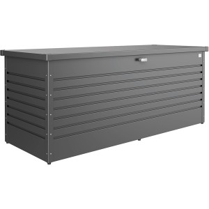 Biohort Freizeitbox Gr. 200, sötétszürke-metál, univerzális tárolódoboz kültéri használatra.