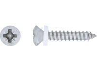 LUX-TOOLS lencsefejű ablakpárkánycsavar PZ-behajtás 3,9 mm x 16 mm nemesacél 10