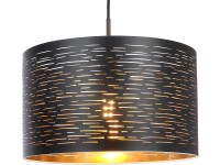 Globo Tunno függőlámpa fém fekete