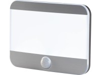 OBI érzékelős LED-es lámpa éjszakai fény funkcióval ezüstszínű végigfutó fénypan OBI érzékelős LED-es lámpa éjszakai fény funkcióval ezüstszínű végigfutó fénypan