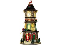 Lemax LED karácsonyi dioráma óratorony