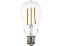 Eglo Zigbee LED izzó átlátszó E27 14,2 cm x 6,4 cm átmérő állítható fehér 2265 K Eglo Zigbee LED izzó átlátszó E27 14,2 cm x 6,4 cm átmérő állítható fehér 2265 K