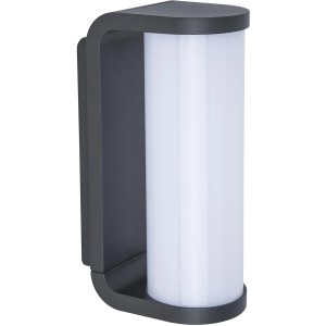 Modern Lutec Adalyn LED kültéri fali lámpa öntött alumíniumból és műanyagból, antracit színben.