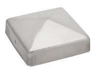 Négyszögletes oszlopsapka rozsdamentes acél 71 mm x 71 mm Négyszögletes oszlopsapka rozsdamentes acél 71 mm x 71 mm