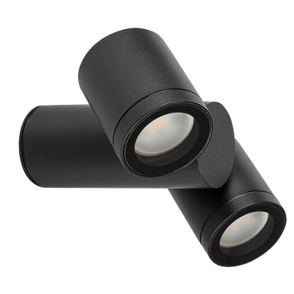 Rábalux Enol kültéri fali lámpa fekete GU10 2x MAX 35W  IP44