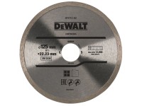 Dewalt DT3713-QZ - Folyamatos peremű vizes gyémánt vágótárcsa 125 mm x 22,23 mm