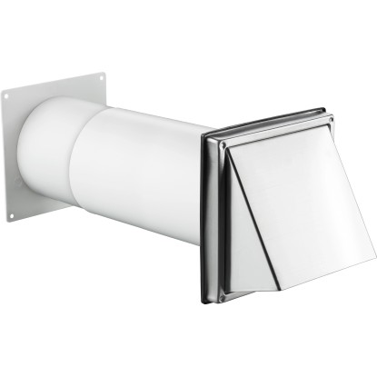 Teleszkópos falazati doboz 125 mm átmérő rozsdamentes acél elszívóval