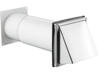 Teleszkópos falazati doboz 125 mm átmérő rozsdamentes acél elszívóval