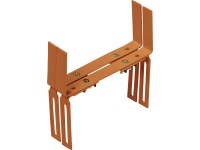 Balkonládatartó 2 darabos készlet terrakotta 185 mm Balkonládatartó 2 darabos készlet terrakotta 185 mm