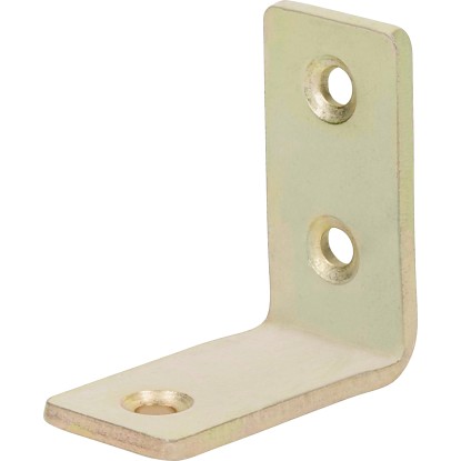 Konstrukciós szeglet sárga horganyzott 40 mm x 40 mm x 20 mm
