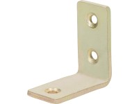 Konstrukciós szeglet sárga horganyzott 40 mm x 40 mm x 20 mm
