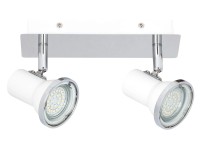 Rábalux Steve fürdőszobai fali lámpa 2-es 24 cm fehér - króm