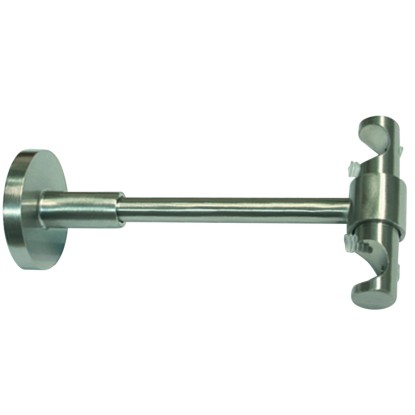 Gardinia Memphis mennyezeti tartókonzol nyitott rozsdamentes acél hatású 13,5 cm