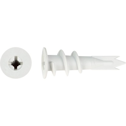 LUX Gipszkarton dübel, műanyag, 14x32mm, 10 darabos csomag gipszkarton rögzítéshez.