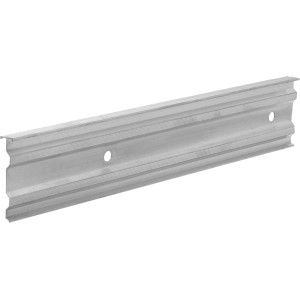 Alumínium szegélyléc, 56x13x1 mm, 1000 mm hosszú, tetőlemezekhez, extrudált.