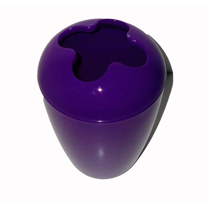 Fogkefetartó fedővel lila