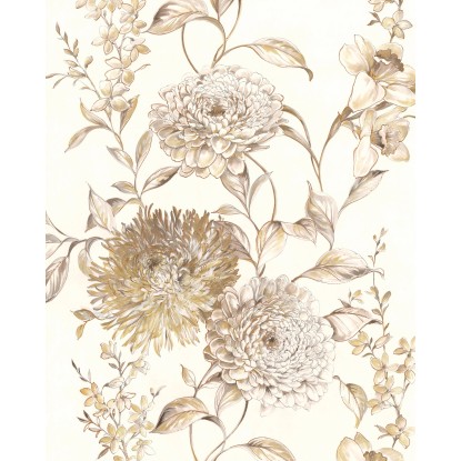 Komar Vintage Chrysanthemum fátyoltapéta 200 cm x 250 cm