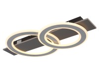 Mennyezeti lámpa JAYDEN 2 gyűrűvel Antracit 1xLED 40W Mennyezeti lámpa JAYDEN 2 gyűrűvel Antracit 1xLED 40W