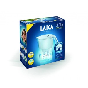 Laica CLEAR 1000Series vízszűrő kancsó dobozban, vízszűrő tartozékok.