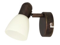 Rábalux Soma spotlámpa 13 cm antik barna - krém