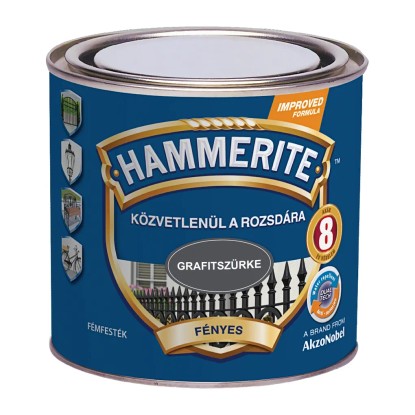 Hammerite fényes grafitszürke 0,25 l