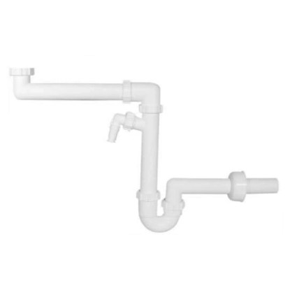 Bűzelzáró csőszifon helytakarékos