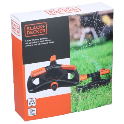 Black + Decker öntöző 3 fejes