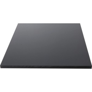 Antracit színű akril üveg korlátbetét, 2000x673x8 mm, lépcsőkhöz és korlátokhoz.