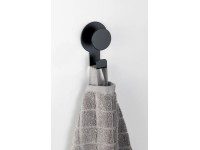 Wenko fali akasztó Blandas rozsdamentes acél fekete matt 5 cm x 7,5 cm x 2,5 cm Wenko fali akasztó Blandas rozsdamentes acél fekete matt 5 cm x 7,5 cm x 2,5 cm