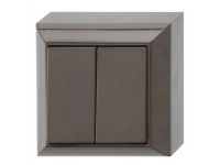 BUSINESS LINE csillárkapcsoló falonkívüli barna IP20