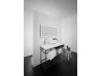 Solid Black tükör 70 cm x 50 cm LED világítással Solid Black tükör 70 cm x 50 cm LED világítással