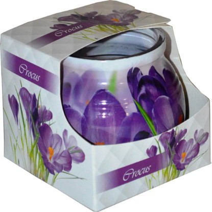 IL-3 krókusz illatú üvegpoharas mécses