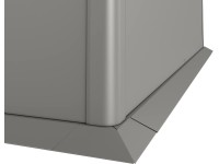 Biohort fűnyíró szegély L100 magaságyáshoz 6,7 cm x 100 cm kvarcszürke-metál