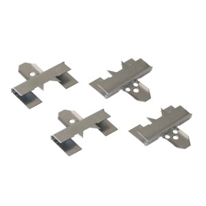 Fuchs C3 profilrögzítő kapocs, 250 db-os csomag, 3 mm-es horonyszélességű panelekhez.
