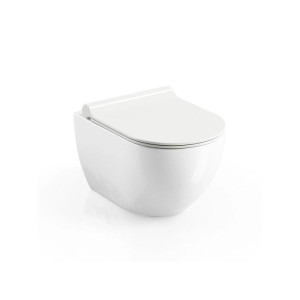 Ravak Uni Chrome Slim WC ülőke fehér