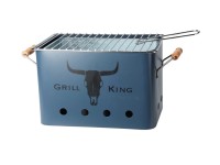 Grill négyszög matt kék 32 cm x 20 cm x 20 cm Grill négyszög matt kék 32 cm x 20 cm x 20 cm