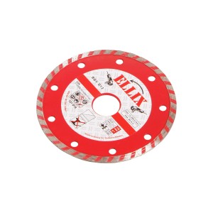 115 mm-es turbó gyémánt vágótárcsa sarokcsiszolóhoz, kő és beton vágásához.
