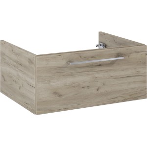 Maximus Stylo mosdószekrény, Sanremo tölgy, 60 cm. Fürdőszoba szekrény fogantyúval.