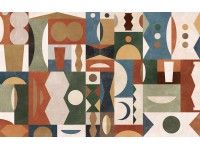 Komar Tribal Tiles fátyoltapéta 400 cm x 250 cm