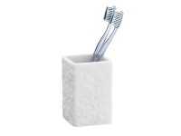 Wenko Villata fogmosópohár fehér polirezin 7,5 cm x 10 cm x 7,5 cm