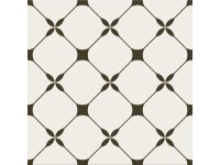 Sentima padlólap matt fekete-fehér színben 29,8 cm x 29,8 cm Sentima padlólap matt fekete-fehér színben 29,8 cm x 29,8 cm