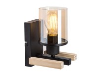 Rábalux Niylah beltéri fali lámpa fekete E27 1xMAX25W IP20